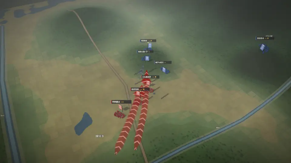 第一次上田合戦の3D(標準の画質)